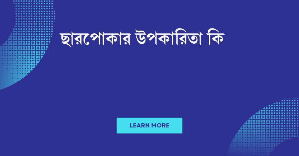 ছারপোকার উপকারিতা কি