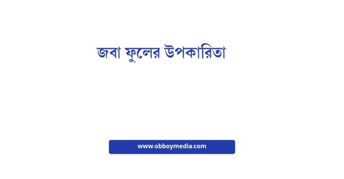 জবা ফুলের উপকারিতা