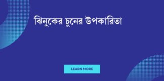 ঝিনুকের চুনের উপকারিতা