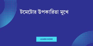 টমেটোর উপকারিতা মুখে