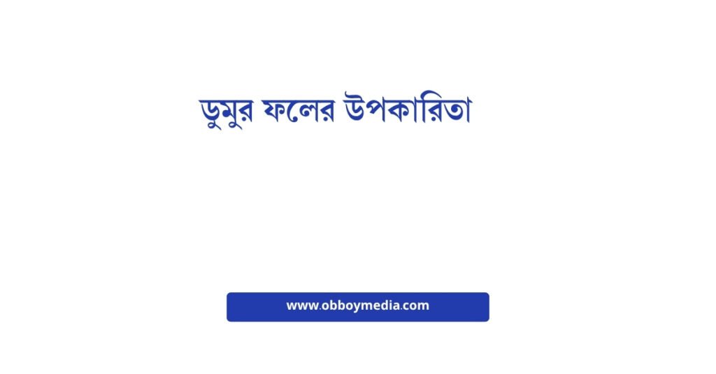 ডুমুর ফলের উপকারিতা: স্বাস্থ্যকর, সুস্থ জীবনের গোপন দরজা ডুমুর ফলের উপকারিতা