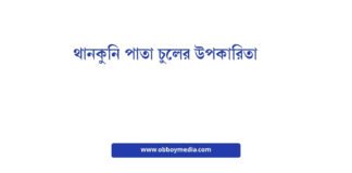থানকুনি পাতা চুলের উপকারিতা