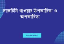 দারুচিনি খাওয়ার উপকারিতা ও অপকারিতা: এক চায়ের চামচে স্বাস্থ্যের গোপন সত্য দারুচিনি খাওয়ার উপকারিতা ও অপকারিতা