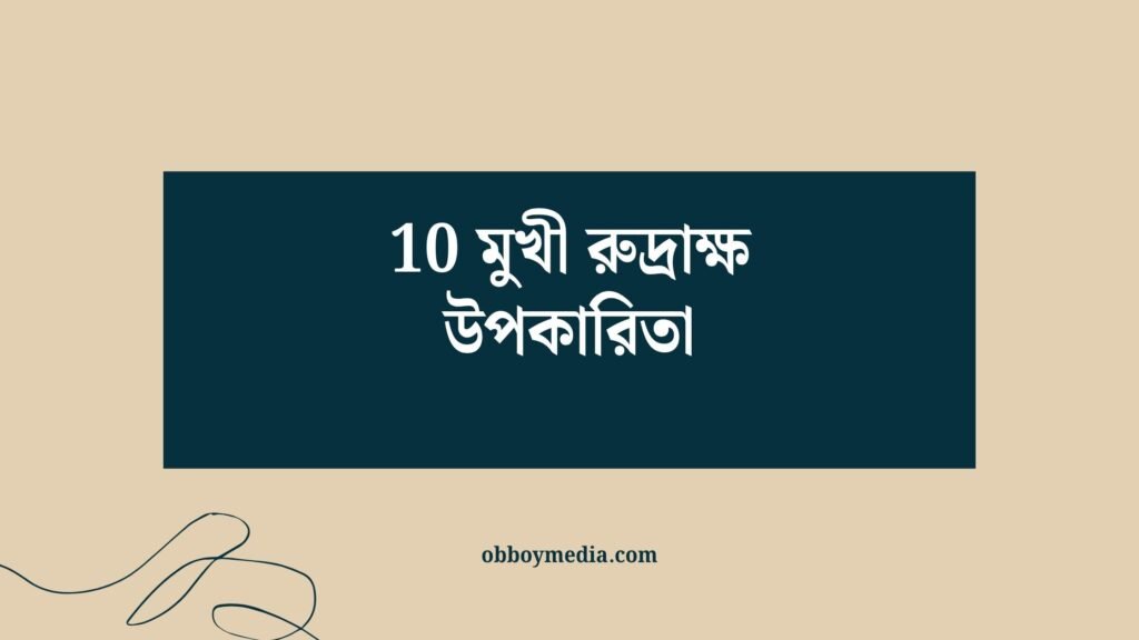 10 মুখী রুদ্রাক্ষ উপকারিতা