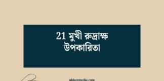 21 মুখী রুদ্রাক্ষ উপকারিতা