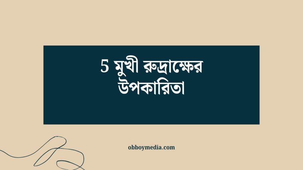 5 মুখী রুদ্রাক্ষের উপকারিতা
