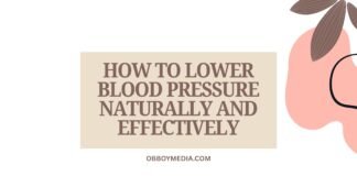 How To Lower Blood Pressure Naturally And Effectively