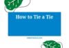 How To Tie A Tie