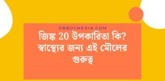 জিঙ্ক 20 উপকারিতা কি_ স্বাস্থ্যের জন্য এই মৌলের গুরুত্ব