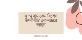 ঝান্দু বাম কেন বিশেষ উপকারী_ এক নজরে জানুন