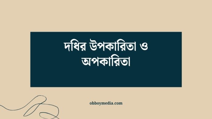 দধির উপকারিতা ও অপকারিতা