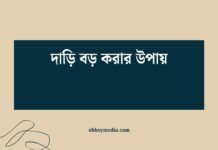 দাড়ি বড় করার উপায়
