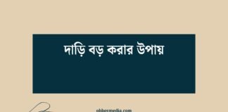 দাড়ি বড় করার উপায়