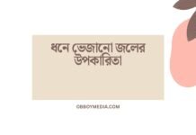 ধনে ভেজানো জলের উপকারিতা: প্রকৃতির এই রহস্যময় চিকিৎসা ধনে ভেজানো জলের উপকারিতা