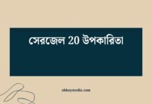 সেরজেল 20 উপকারিতা