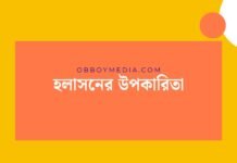 হলাসনের উপকারিতা