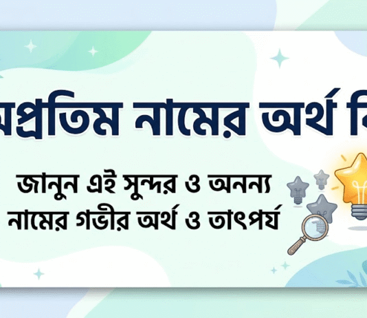 অপ্রতিম নামের অর্থ কি: আপনার সন্তানের জন্য এক অনন্য ও অতুলনীয় পরিচয়ের গভীর বিশ্লেষণ অপ্রতিম নামের অর্থ কি